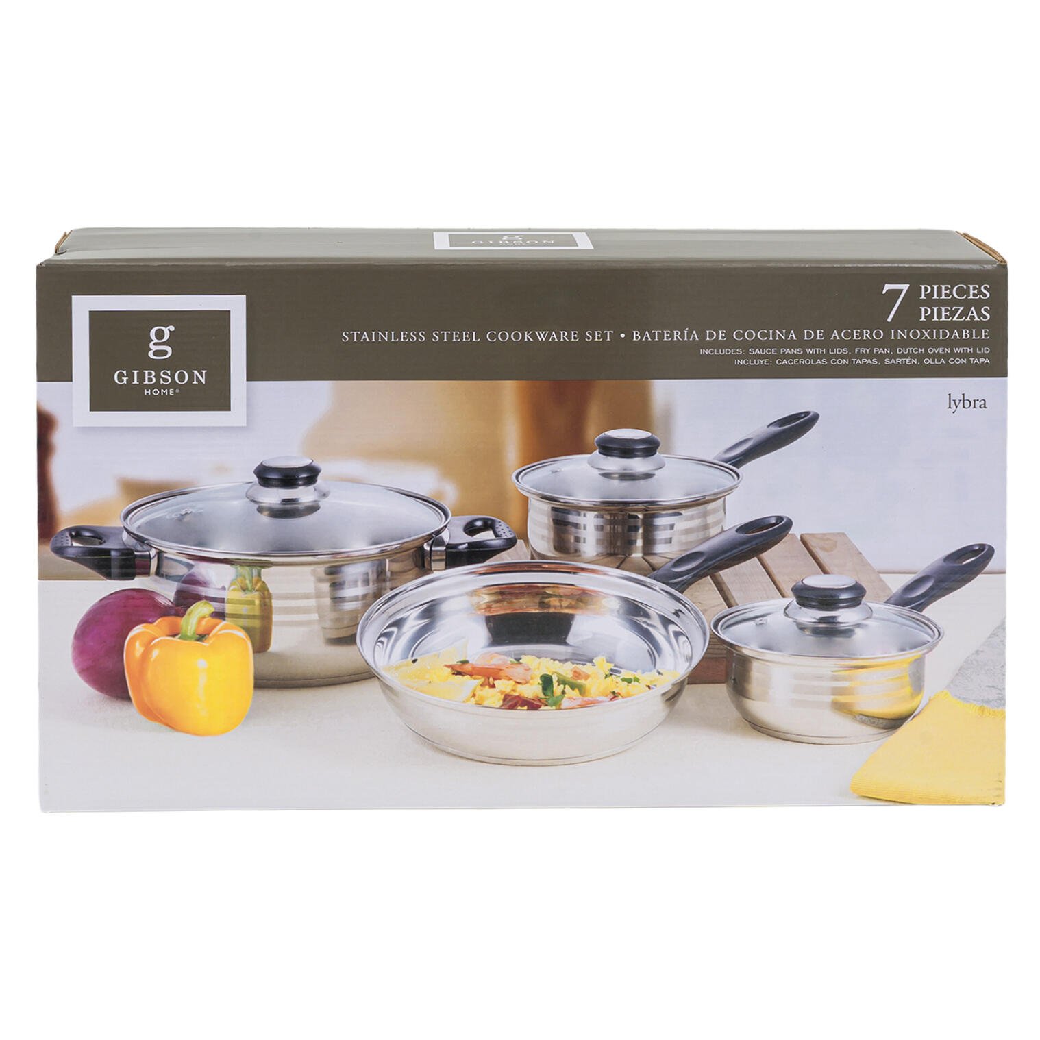 Gibson Stainless Steel Cookware Set